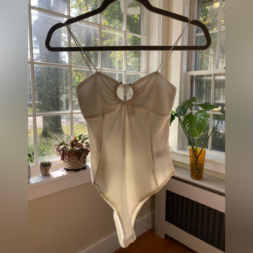 Nana Macs Small Changes Bodysuit in White. Size Small. New with Tags.